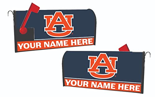 R and R Imports Collegiate Custom Personalized Auburn Tigers Mailbox Cover Design for 2021 with Name